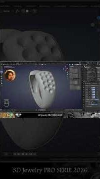 Full Tutorial 3D Jewelry Emerald cut engagement ring, in less than 3 minutes in BLENDER 4.4 #shorts