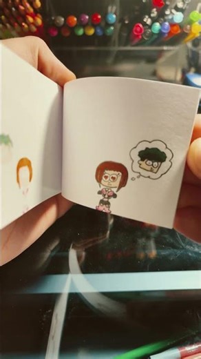 Uraraka falling in love flipbook #anime #art #mhacommunity #animedrawing