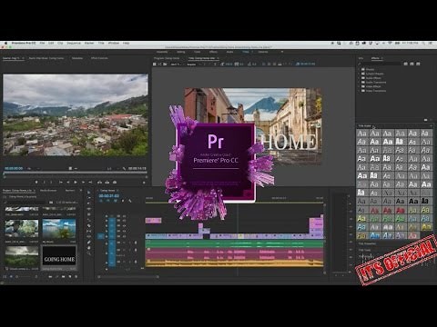 How to Add a Title on Adobe Premiere Pro CC-2017 (Official video)