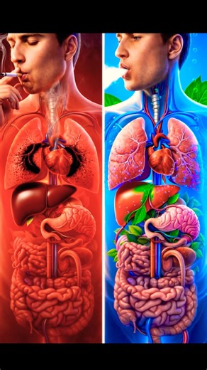 One Cigarette… This Happens Inside Your Body 😳 #facts #smokingeffects