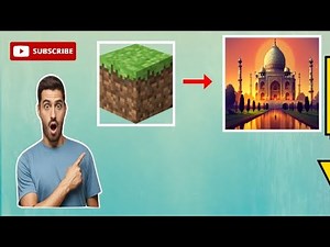 Minecraft world|| "Building the Taj Mahal in Minecraft: A Step-by-Step Guide"