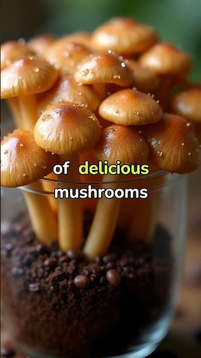 Grow Mushrooms at Home with Used Coffee Grounds