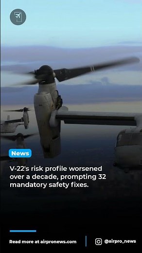 NAVAIR exposes critical risks in V-22 Osprey's safety and operations