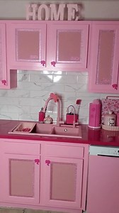 pink on Instagram: "#pinkhouse #pinkkitchen #pinkkitchenmakeover"