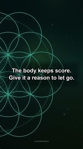 The Body Keeps Score Give It A Reason To Let Go | 432 Hz #shorts