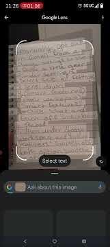 How to lift text from a handwritten note and also manually opt out of ai reading emails