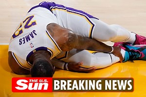 LeBron James 'out indefinitely' after he sprained ankle and shouted in pain