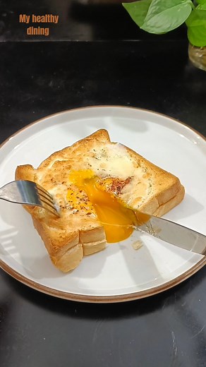 26K views · 182 reactions | Cheesy egg toast for breakfast. #breakfast #eggtoast | My Healthy Dining | Facebook