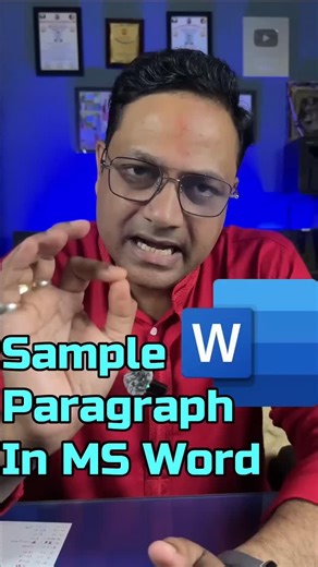 computertricks on Instagram: "Sample Paragraph in MS Word 💥MS Word Tricks #youtubeshorts #ytviral #ytshorts #msword #mswordtricks computer computereducation windows windowstricks tipsandtricks 🙏🙏 LIKE, COMMENT & SUBSCRIBE My Channel...... Your Queries - My other Video link - ______________________________ Thin Client Setup win 7 (Quantum ) - https://youtu.be/g5gtU-pgY6g Thin Client Setup Win 11 (Quantron) - https://youtu.be/CUWRS_3eG70 Financial Function in Excel - https://youtu.be/foXuBY0Vo2