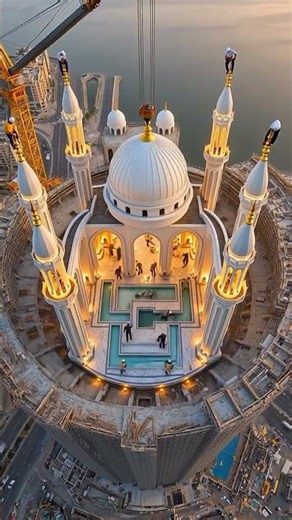 2026 AI Creates Beautiful Mosque 🕌 / ReCreateWithAI #beautiful #aimosque