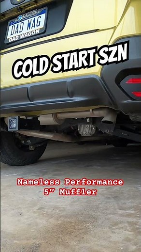 Crosstrek Cold Start #namelessperformance #coldstart