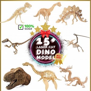 Cnc Laser Cutting Dinasour 3d Model Dxf Svg Files, Instant Download Dogital File - Etsy