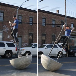 Artist David Henry Brown Jr created this huge 'human weeble wobble' which took the internet by storm - take a look. | Insider International