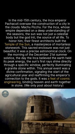 4.8K views · 47 reactions | How did the Inca align their temples so perfectly with the sun? #history #ancienthistory #archaeology | Archaeology and Lost Civilizations | Facebook