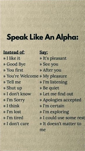 How Alpha Males Speak (and Why You Shouldn't)