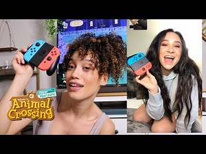 PLAYING ANIMAL CROSSING WITH FRANNY FOR THE FIRST TIME (too funny)