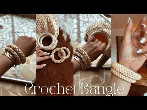 Crochet Viral Bangle ✨ Step by step Tutorial ✨