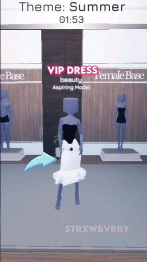 HOW TO GET VIP DRESS WITHOUT HAVING VIP! In Roblox Dress To Impress #dresstoimpress #robloxshorts