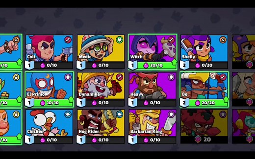 Super cell新游Squad Busters全英雄解锁动画