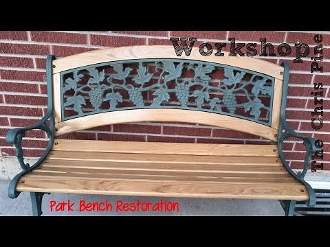 How to do a Park Bench Restoration.