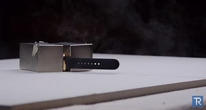 This is what happens when you place an Apple Watch Edition between neodymium magnets