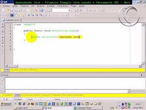 Video Aula Programacao java j2se - instalando Java e o Gel
