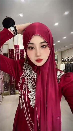 Easy Muslim Bridal Hijab Style Tutorial