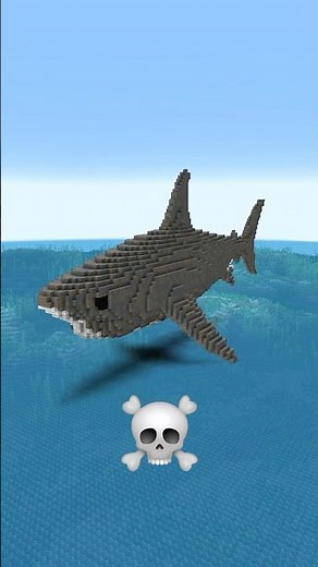 Minecraft Shark House Build Battle - Noob vs Pro vs Hacker vs God #shorts #minecraft