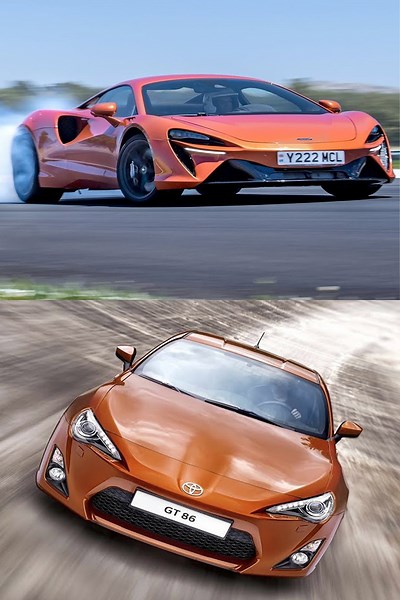 McLaren Artura vs Toyota GT 86