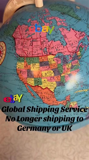 Ebays Helpdesk tells me that Ebay's Global Shipping Program is No Longer Serving from the US to Germany or the UK! #ebay #ebayseller #resellercommunity #reseller #ebaychallenge | SWAG Antiques