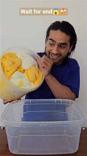 Do not waste food 🍰😱 #shorts #icecream #trending