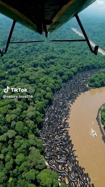 🐍 Thousands of Anacondas Have Bred in the Amazon River… and It’s Spreading. Locals say the waters are alive. Drones confirm it — anaconda numbers are exploding, coiling through rivers, floodplains, and swamps like never before. This isn’t normal. This is a warning. 🎥 Caught by jungle drone patrols 📊 Experts say it’s the biggest surge ever recorded 🗣️ Locals fear something bigger is coming 💬 Is this a breeding boom… or something nature can’t control anymore? 📍 Filmed in the Amazon Basin 🛎️