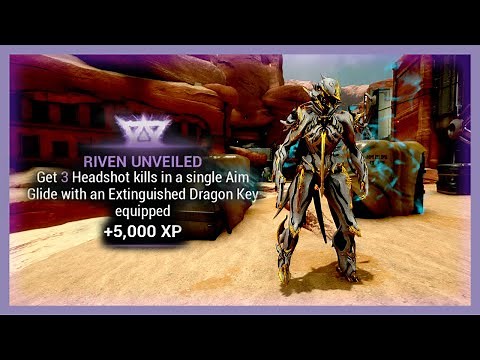 Warframe | Riven Unveiled - Get 3 Headshot kills in a single Aim Glide | Zephyr Glide Build