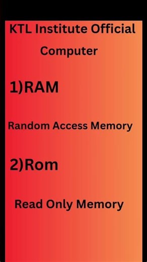 RAM vs ROM | Full Form & Basic Concept for Beginners