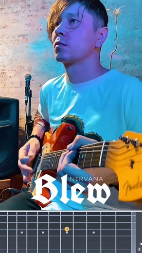 Nirvana - Blew | drop C #grunge #guitar