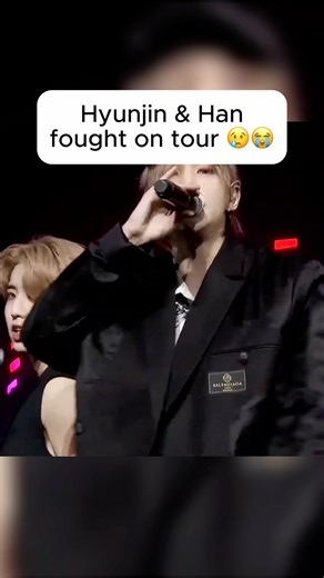 I’m so glad they made up 😢 #straykids #hyunjin #han