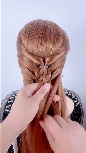 Super Easy Butterfly Braid Hairstyle Tutorial 🦋✨#ButterflyBraid #HairstyleTutorial #EasyHairstyle