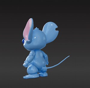 Articulated Blue Alien Toy – Flexi Fidget Figure STL & 3MF