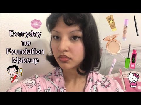 Everyday No Foundation Makeup Tutorial 💄💋| For beginners 🕺🏽🍿