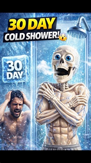 What happens if you take cold showers for 30 days? 🧊🚿 #shorts