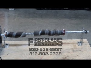 Torsion Spring Break Slow Motion | Garage Door Spring Wound To Failure