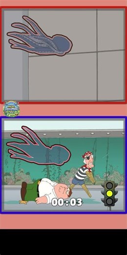 Family Guy HIDDEN WORDS Challenge. Peter against the OCTOPUS