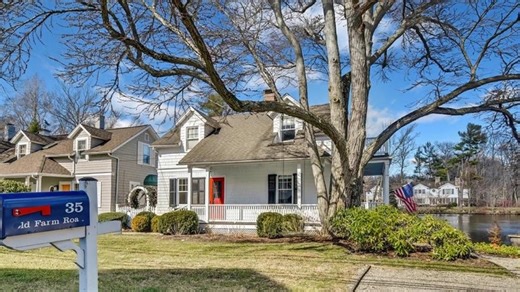 Presented by Susan Massey 671 Boston Post Road Phone: 203-656-6571 This charming waterside cottage is located in the heart of the Tokeneke Association and has been beautifully renovated with built-in bar/storage area in Dining, first floor washer/dryer, pristine baths and stunning kitchen. Most rooms boast a water view populated by swans and wildlife. Relax on one of two porches overlooking the serenity or cozy up to a roaring fire in either of two fireplaces. A stone fireplace is the center of 