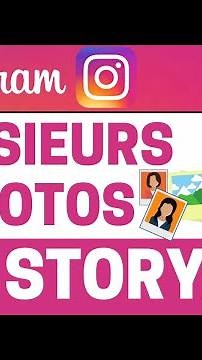 Mettre PLUSIEURS PHOTOS sur UNE SEULE STORY Instagram