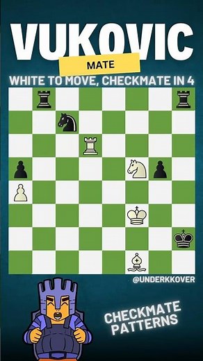 15 Vukovic's Mate | Checkmate Patterns