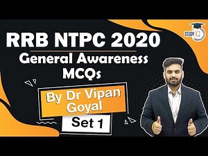 RRB NTPC 2020 General Awareness MCQs Set 1 by Dr Vipan Goyal #NTPC #CET #Railways