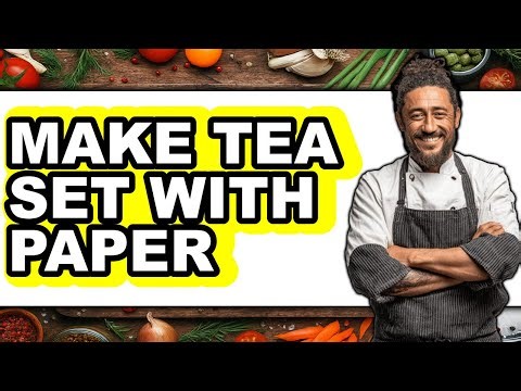 How To Make Tea Set With Paper (Easy Method)
