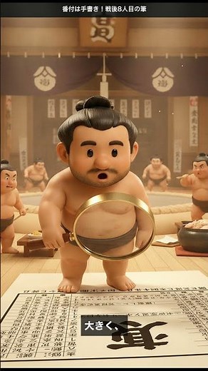 あの番付、実は手書き1枚から60万部─書けるのは戦後8人目のたった1人