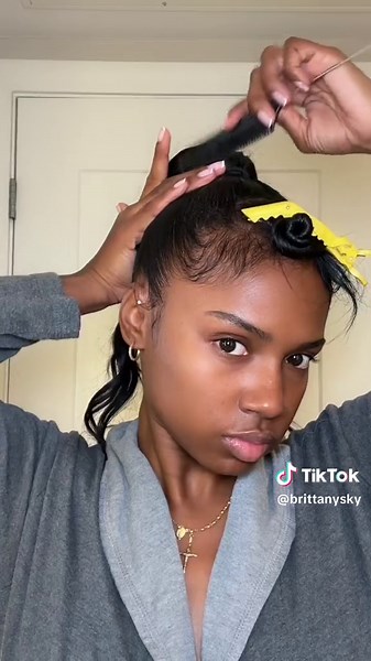 How To: Messy Up Do With Side Bang