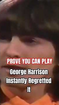George Harrison Challenged Clint Eastwood on Live TV… And Instantly Regretted It